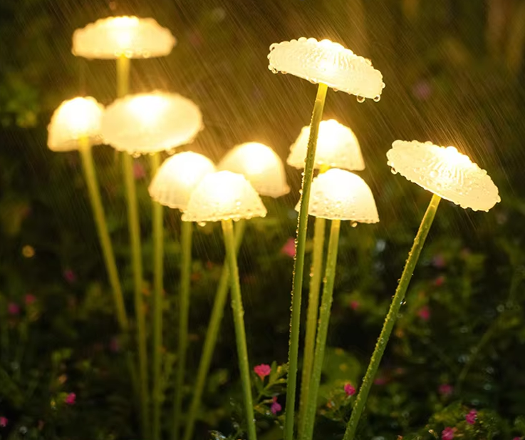 Helio - Solarbetriebene LED-Pilzlampe mit Dämmerungssensor