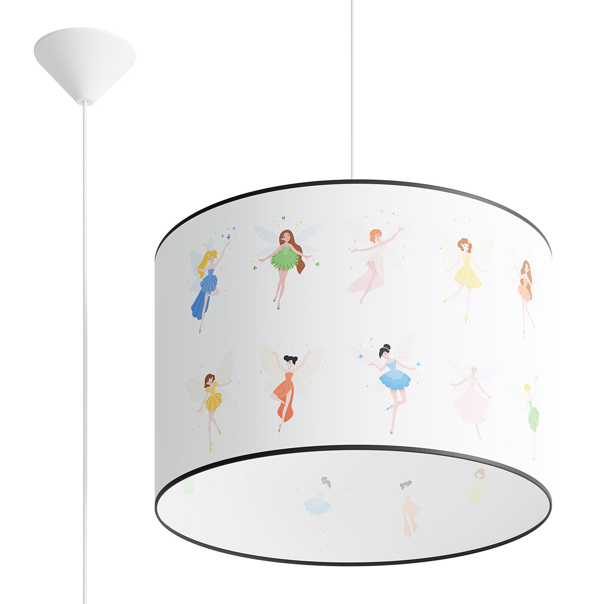 Kinderzimmer - Hängelampe 40 cm bunt
