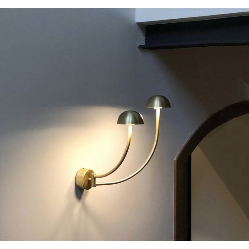 Luxcambra - Pilzförmige Wandleuchte, Schwarz RAL 9005