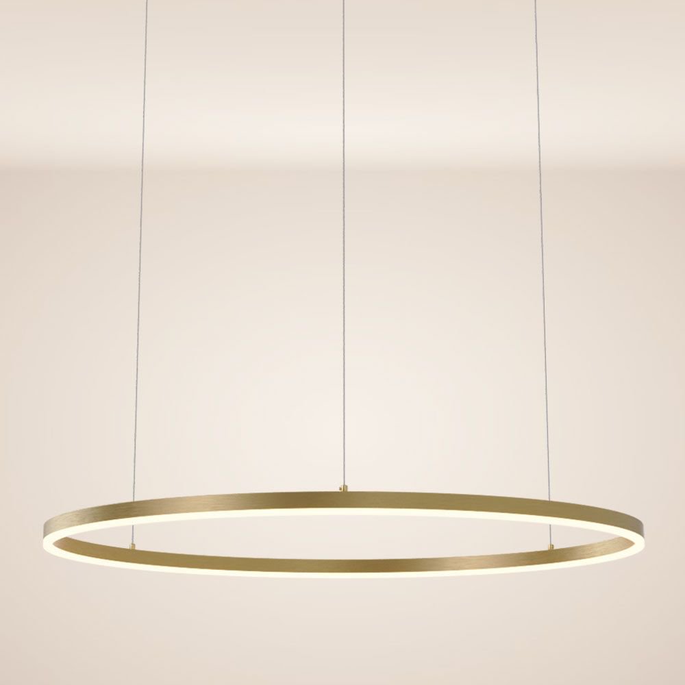 Ø100 - LED-Ringpendelleuchte Ø100 cm mit Direktlicht