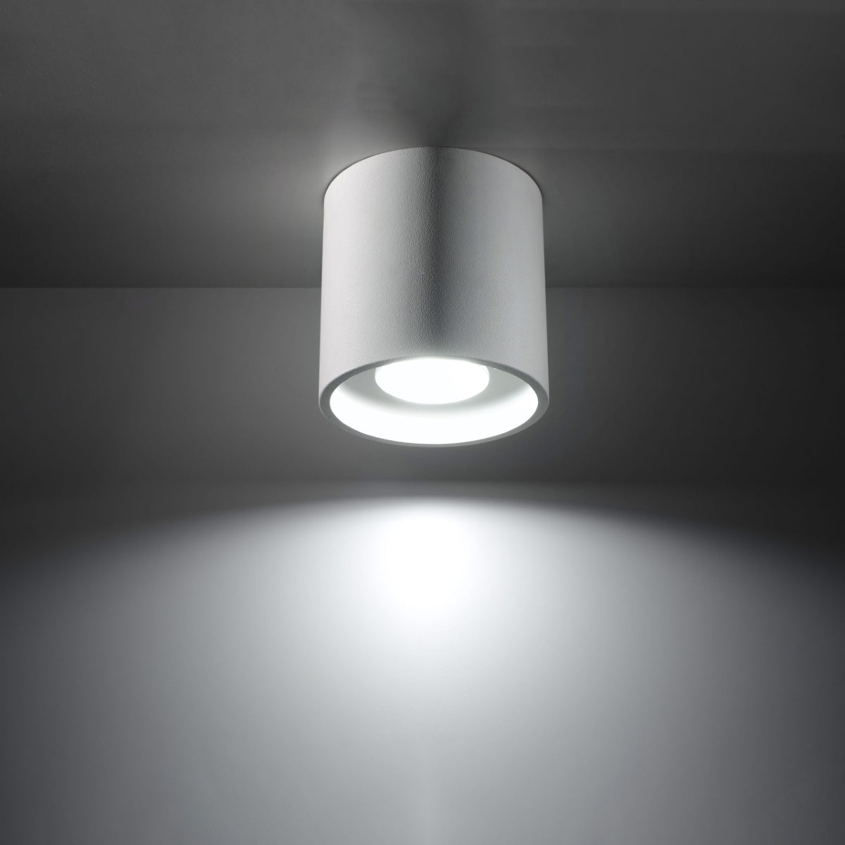ORBIS - 1 Deckenleuchte, weiß, 10 x 10 cm, 5 mm Aluminium