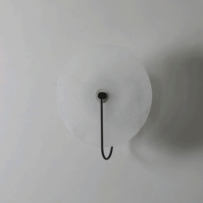Beruhigende - LED-Wandleuchte in Alabaster-Optik