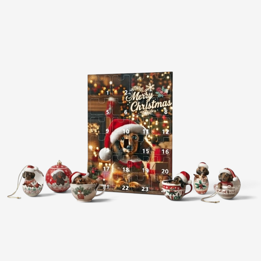 DoggyDays – Adventskalender mit Hundemotiven und 24 Türen