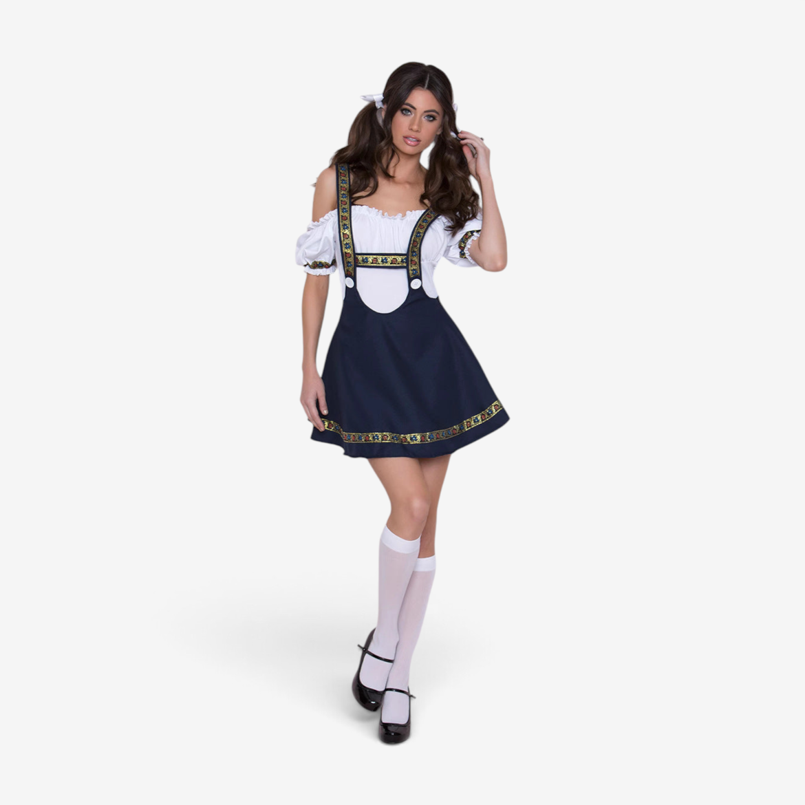 Damen Trachtenkleid mit Stickereien und Ärmeln