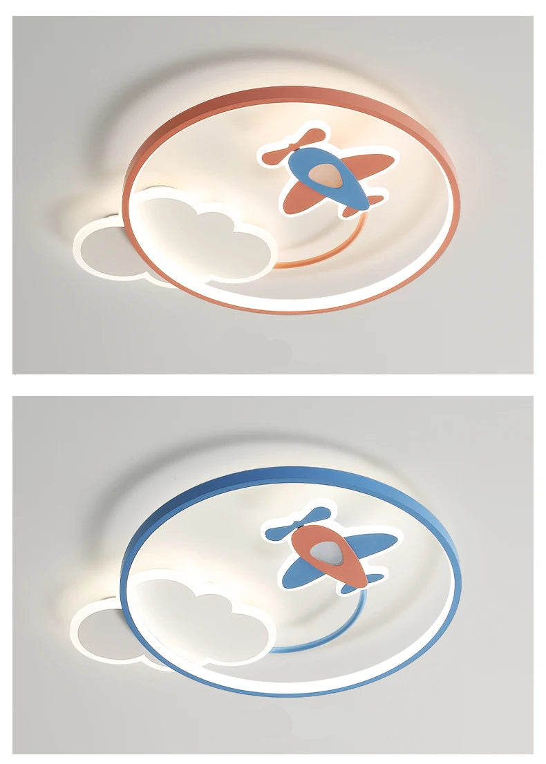 Vortex - LED-Deckenleuchte für Kinderzimmer, dimmbar mit