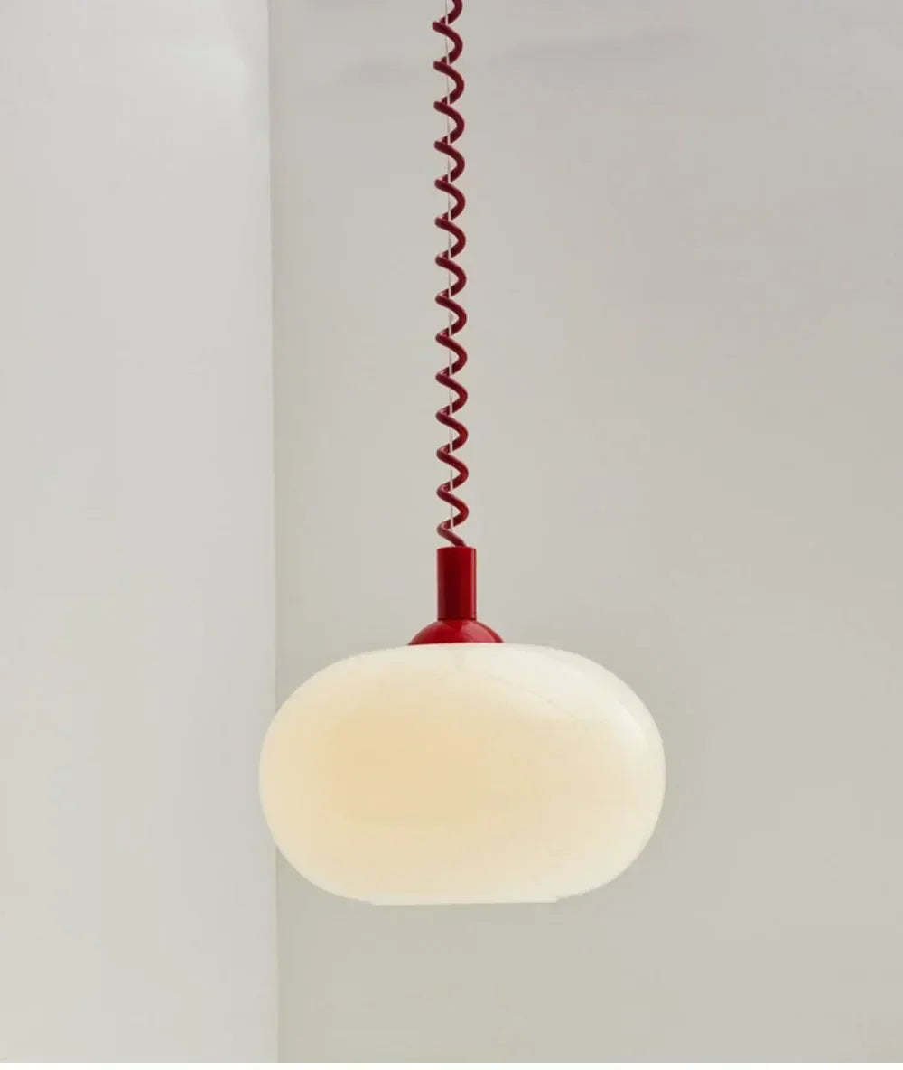 Minimalistische - Glaspendelleuchte mit LED
