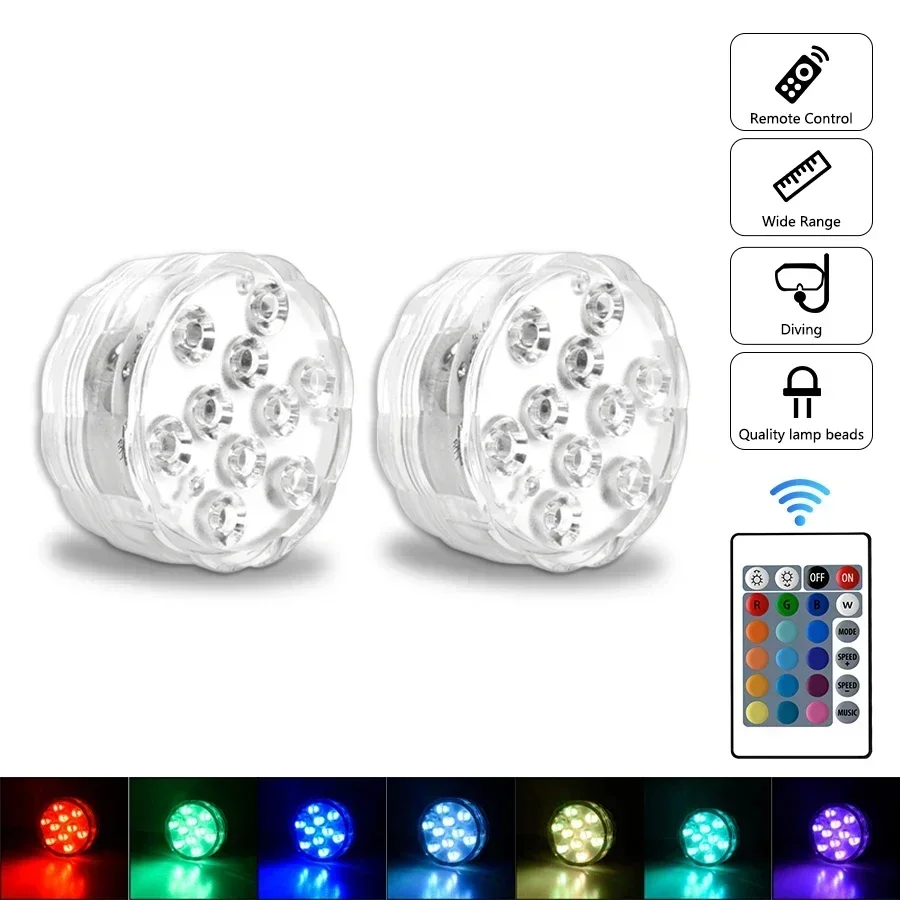 Casaluna - RGB-Unterwasserleuchte IP68 mit Magnet und