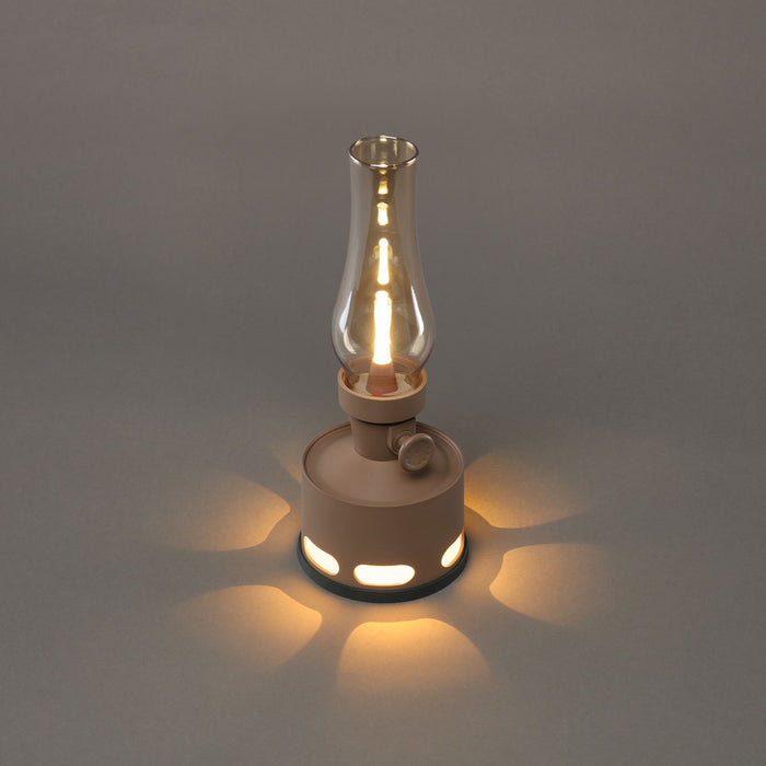 Nestor - Vintage LED-Laterne aus Aluminium & Glas