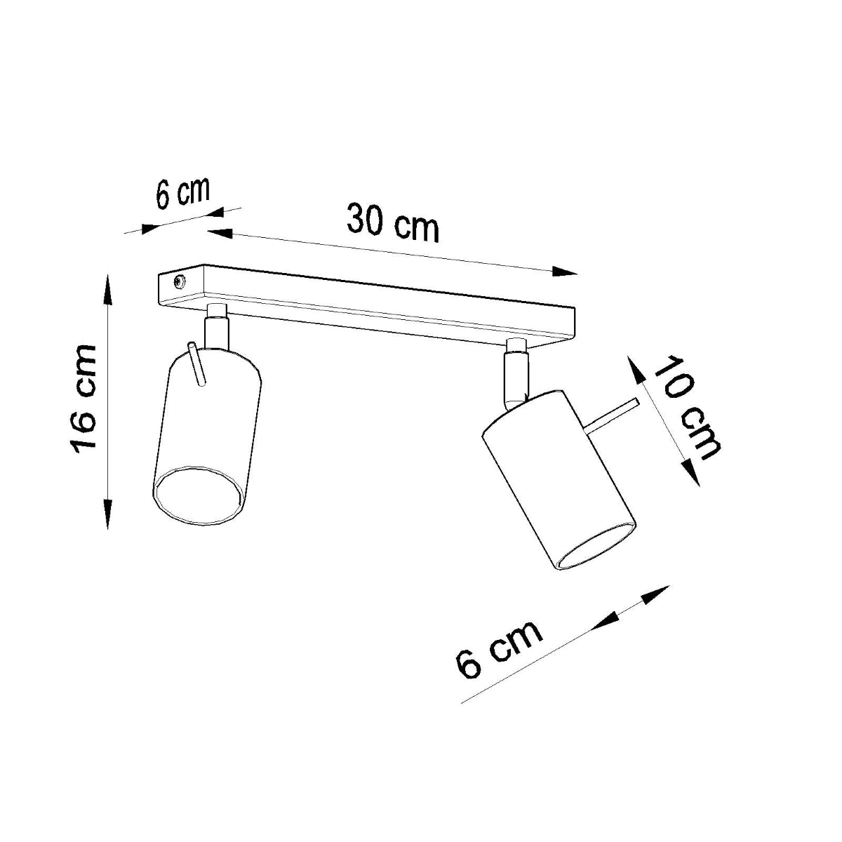 Ring - Deckenleuchte Ring 2, verchromt, aus Stahl