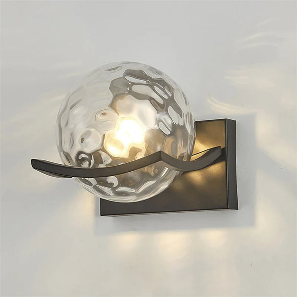 Silva - Moderne LED-Wandleuchte aus Glasbaustein