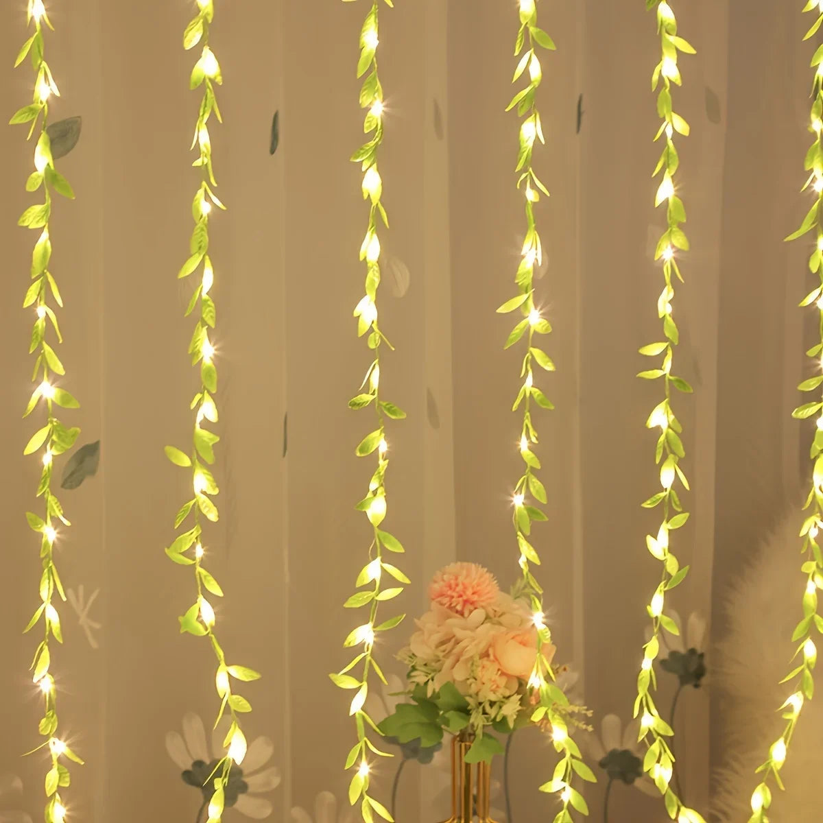 Feeria - LED-Lichterkette mit Blättern