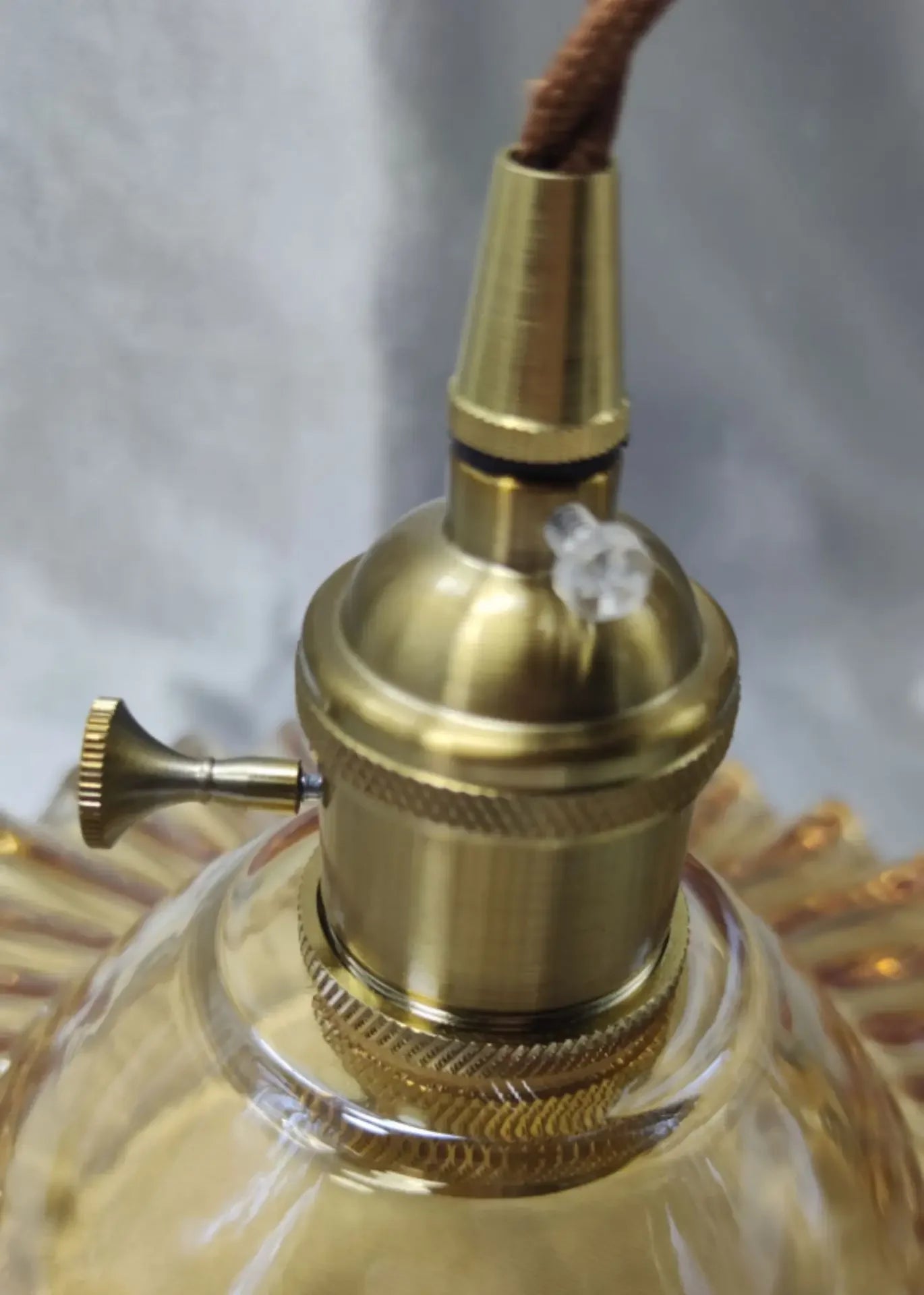 Lumio - Vintage-Pendelleuchte aus Kupfer und Glas