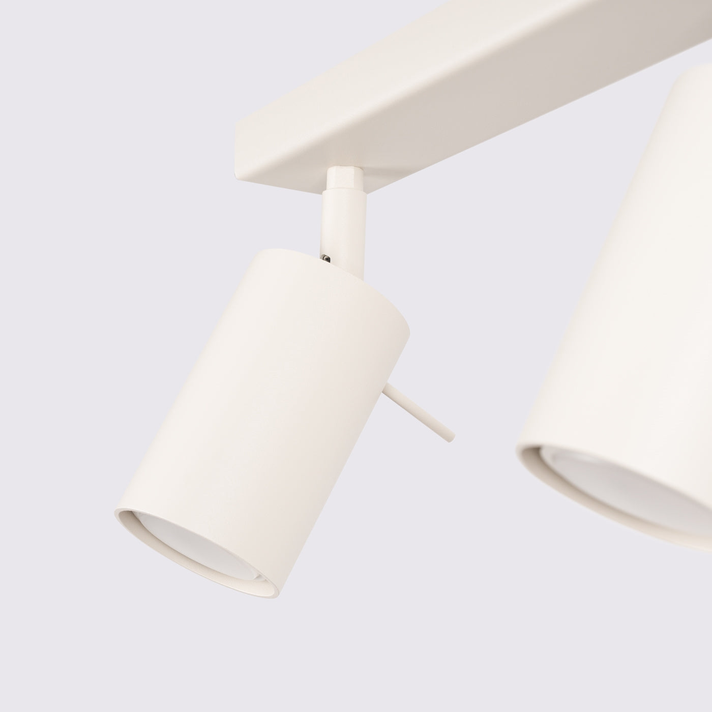 Glanza - Beige 3-flammige Deckenleuchte mit verstellbaren