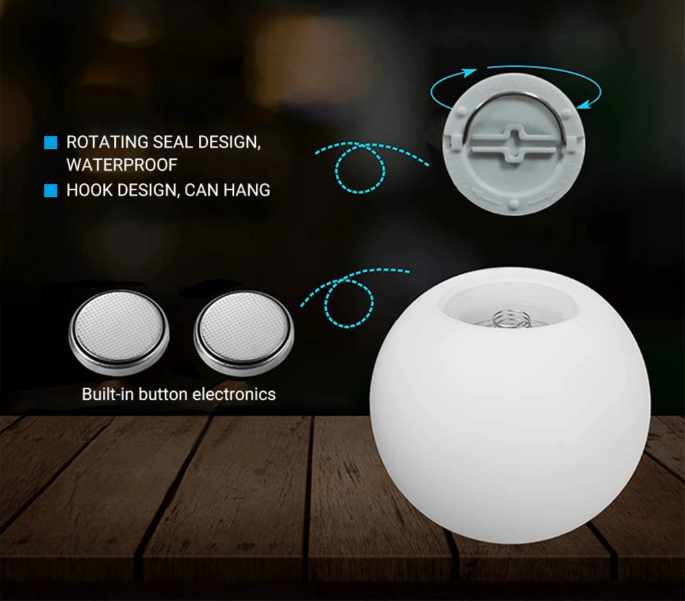 Schwimmende - LED-Kugeln IP67 mit Fernbedienung
