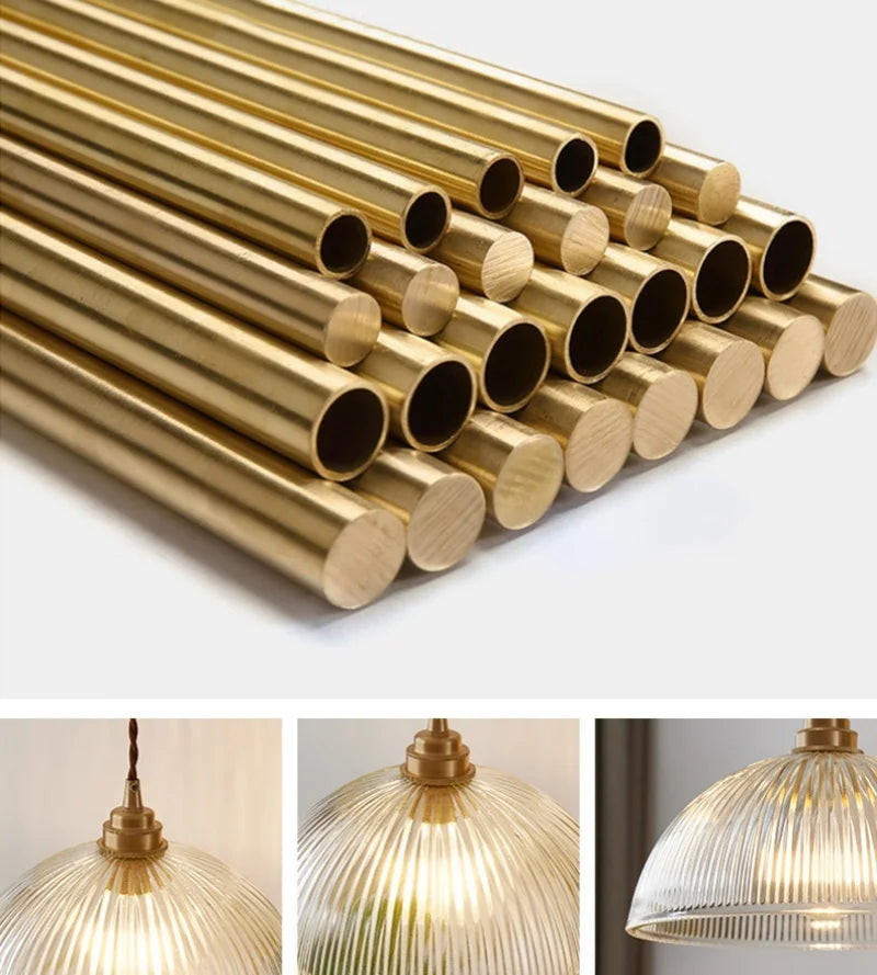 Nimbus - LED-Pendelleuchte aus Kupfer und Glas
