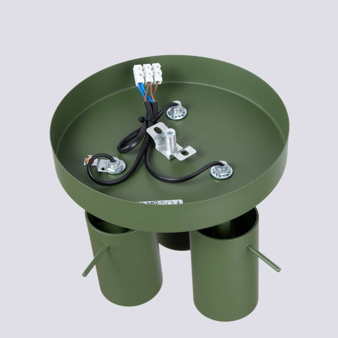 Sparka - 3-flammige Deckenleuchte, olivgrün, 19