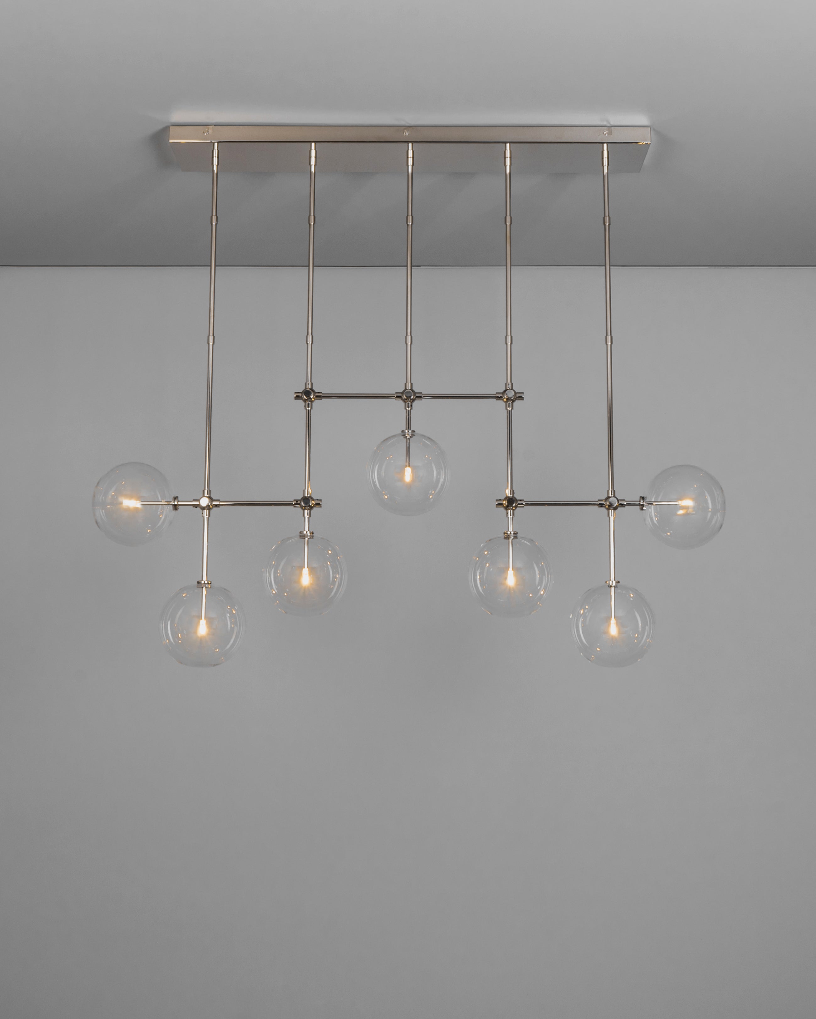 Schwung - Lighting - Pendelleuchte Soap B7MD, Metall/Glas