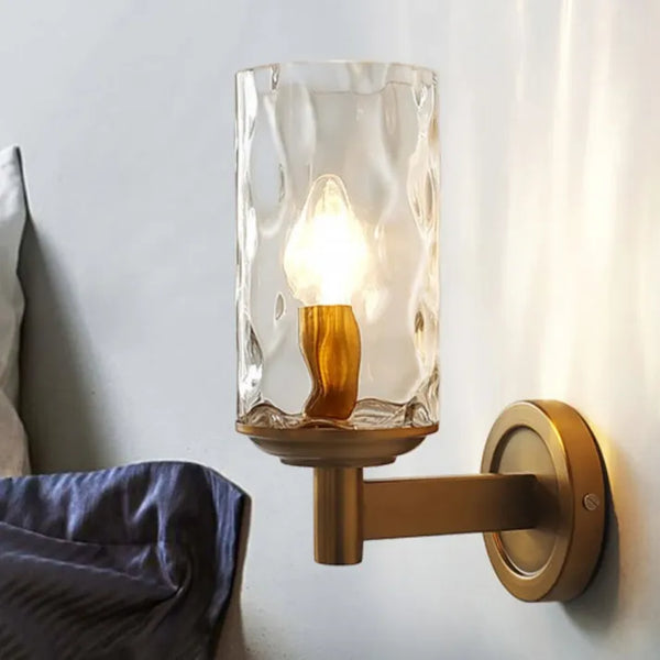 Wallix - Retro-Wandleuchte aus Glas fürs Schlafzimmer