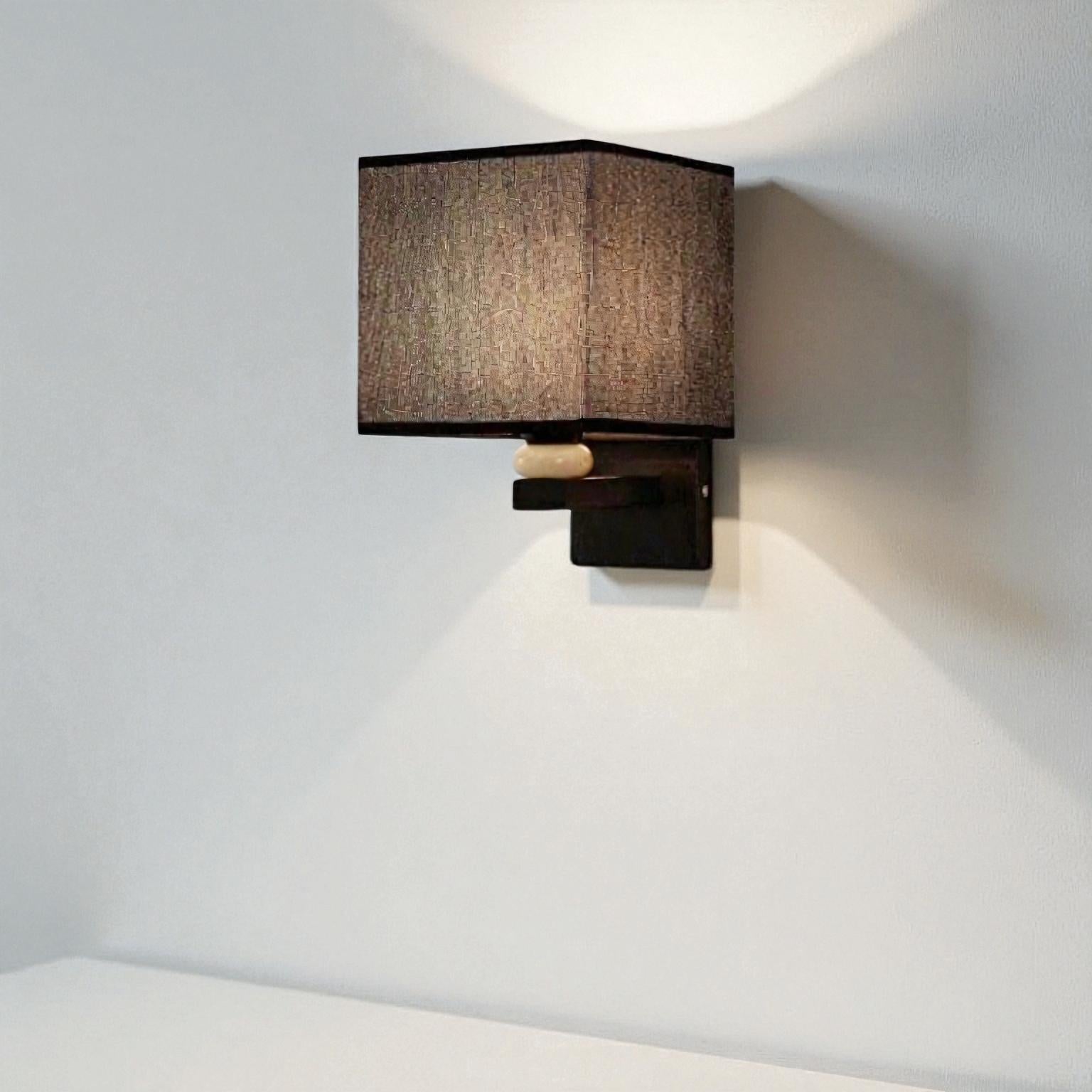 LED-Wandleuchte mit kubischem Design für den Innenbereich