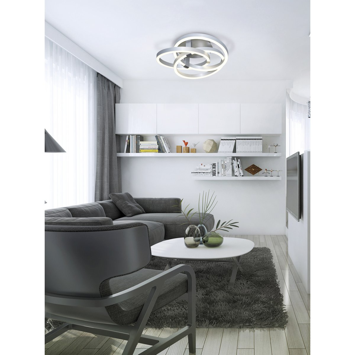 Näve - Leuchten - Smart-Home-LED-Deckenleuchte 70 cm