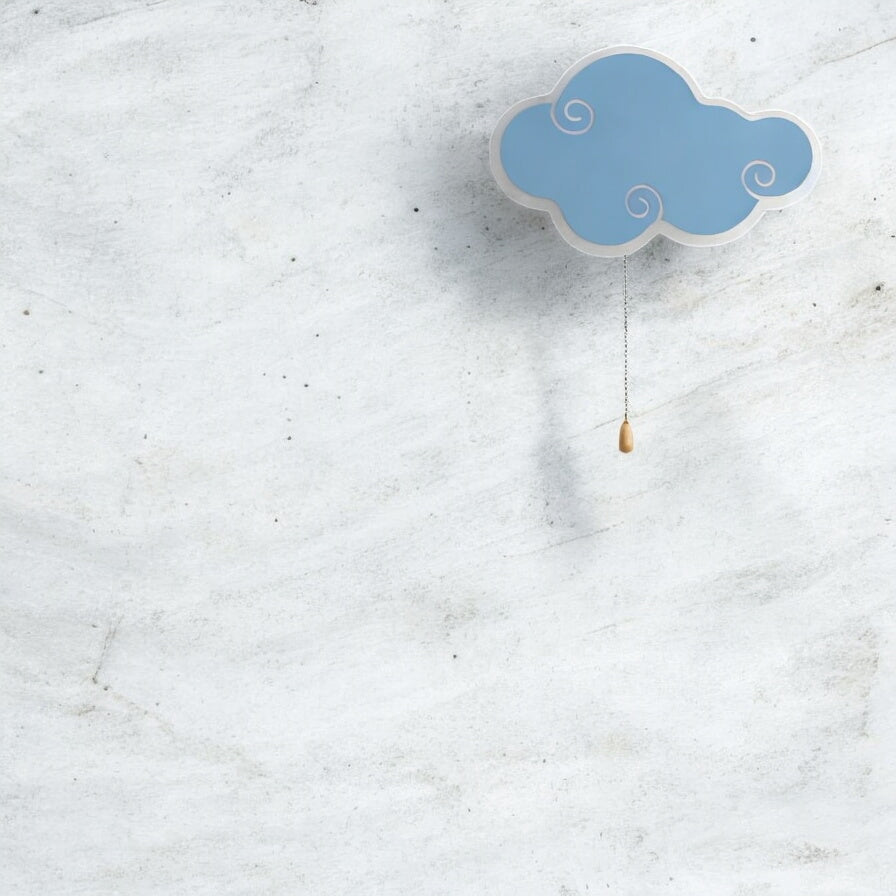 Wolkenförmige LED-Wandleuchte für Kinderzimmer mit sanftem, energieeffizientem Licht