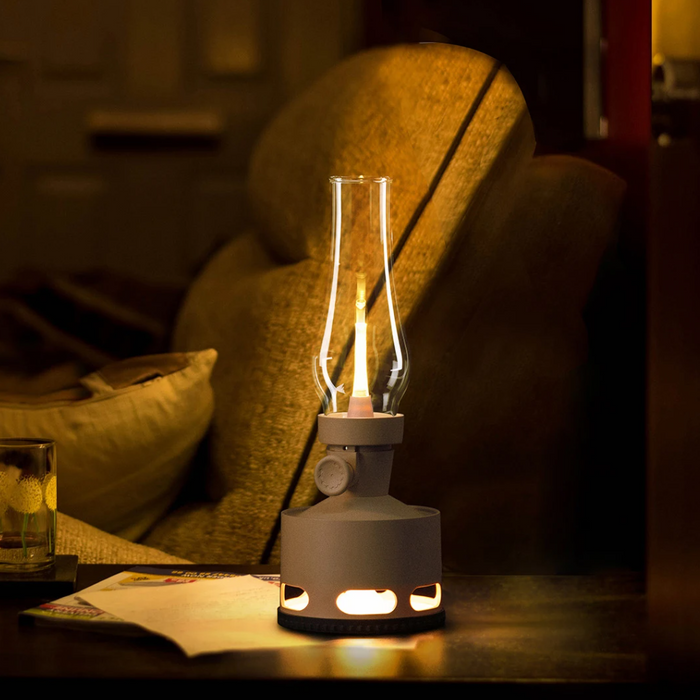 Nestor - Vintage LED-Laterne aus Aluminium & Glas
