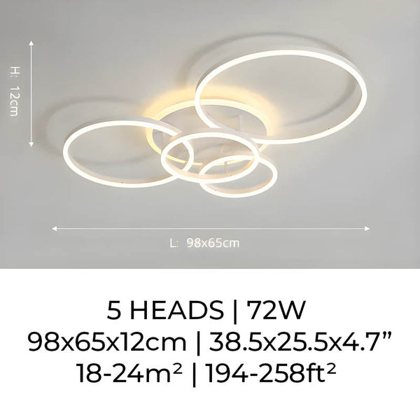 Zenita - LED-Deckenleuchte aus Aluminium