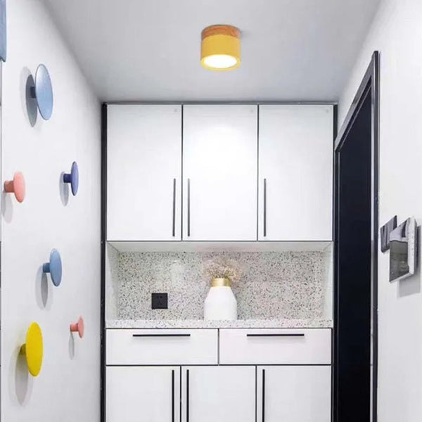 Nordische - LED-Deckenleuchte im Zylinderdesign für Flur