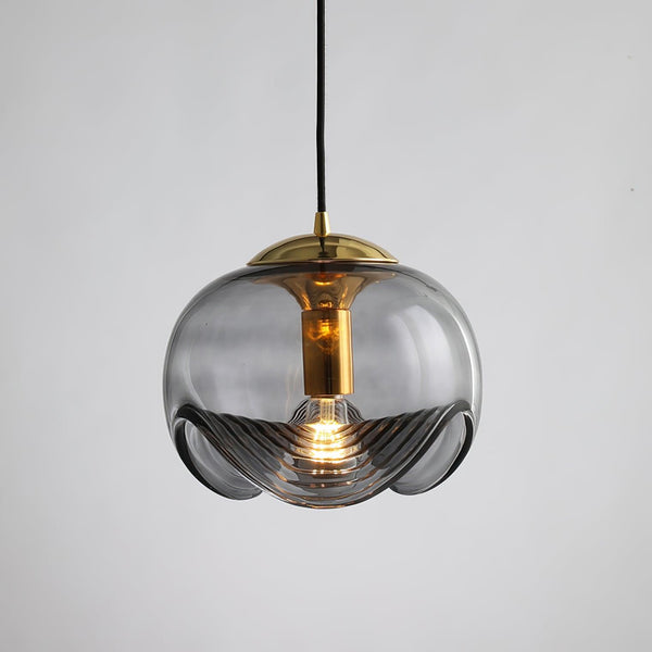 Golf“ - Pendelleuchte Golf aus Glas und Metall
