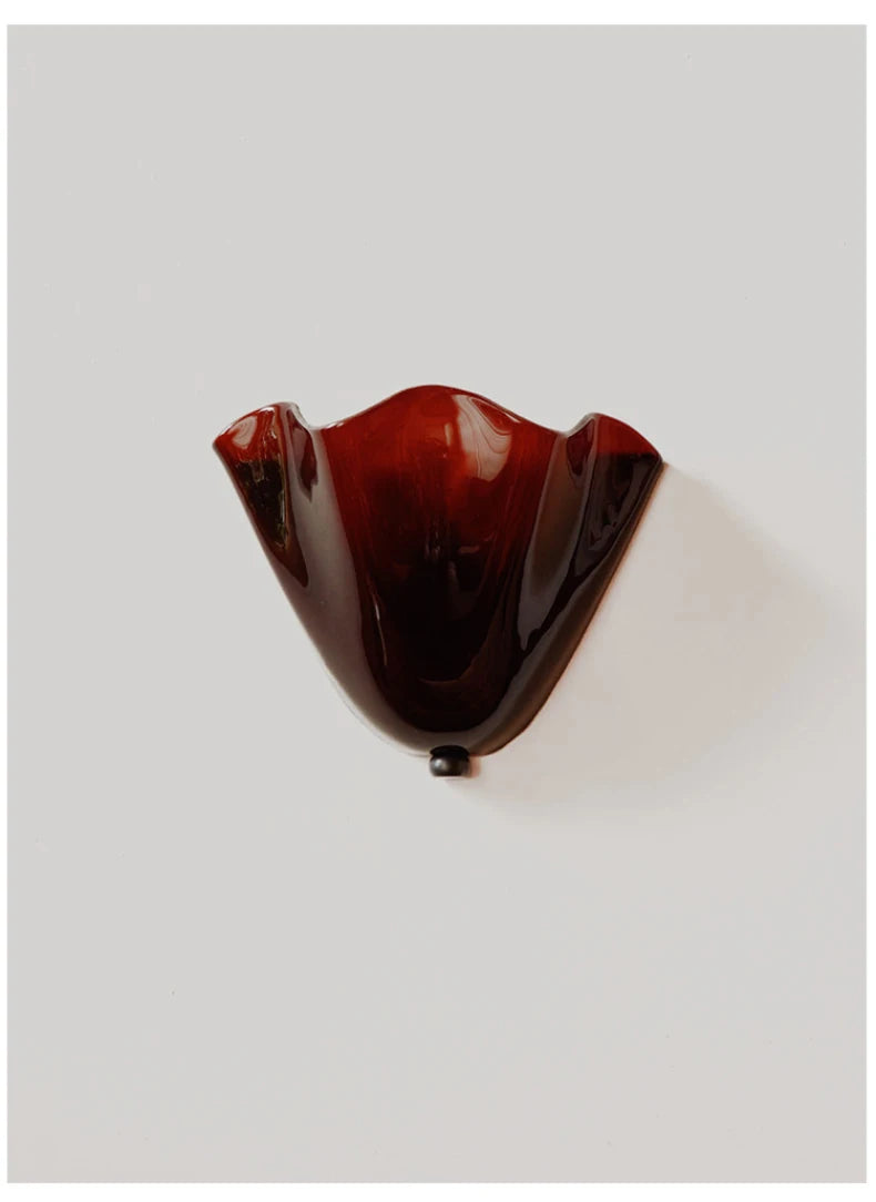 Murano - Wandleuchte aus farbigem Wabi-Sabi-Glas im