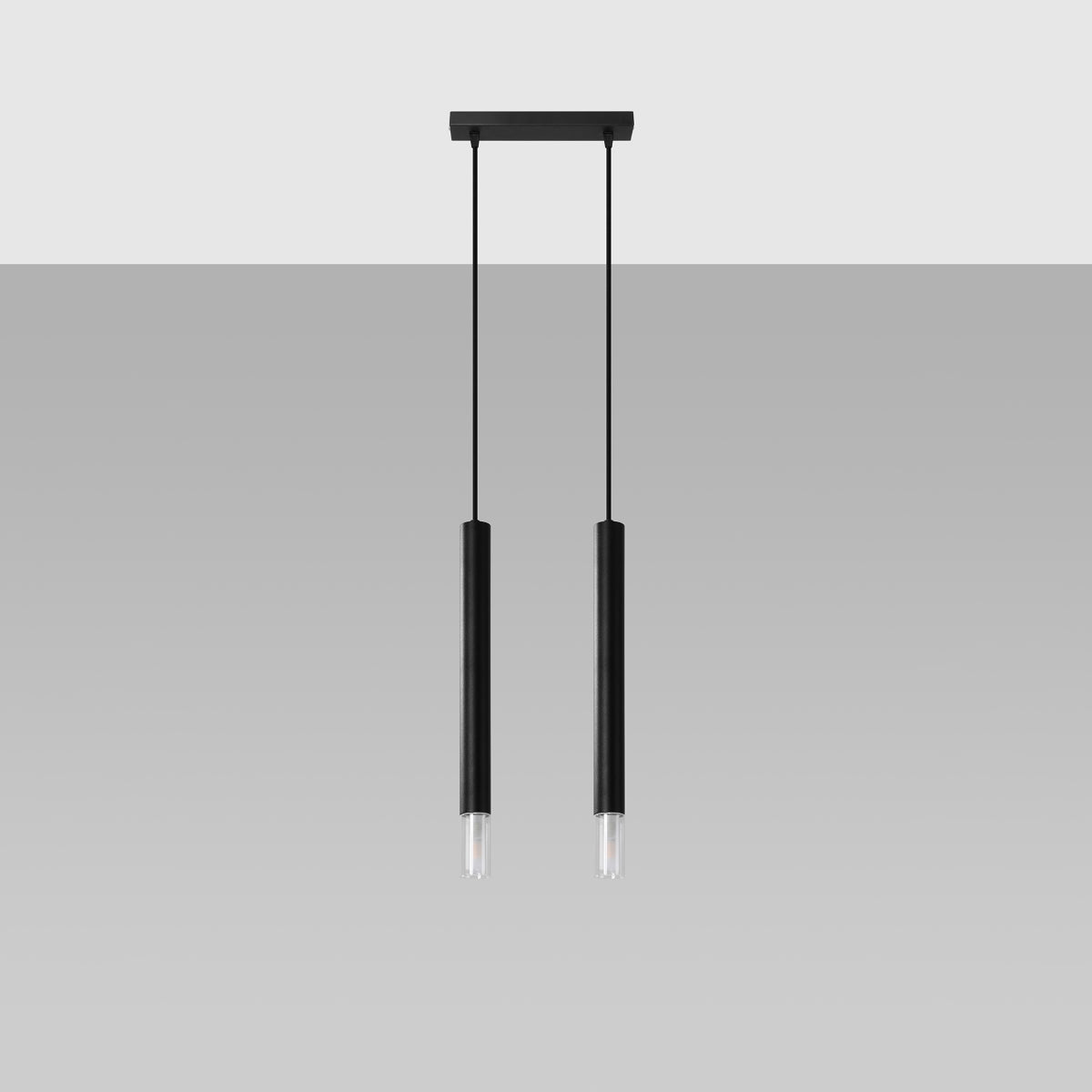 WEZYR - 2 Pendelleuchte, schwarz