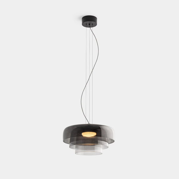 Aurela - Moderne Pendelleuchte aus norwegischem Glas