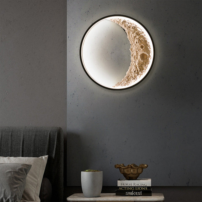 3D Mond Wandlampe für das Schlafzimmer
