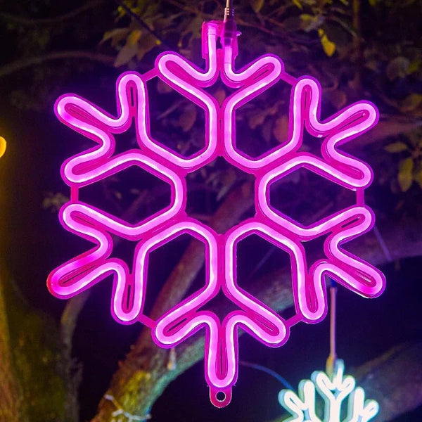 Natura - LED-Schneeflockenlicht für den Außenbereich