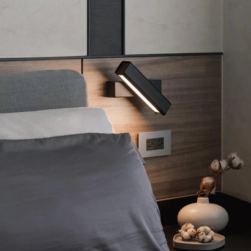 Drehbare - LED-Wandleuchte im skandinavischen Design aus