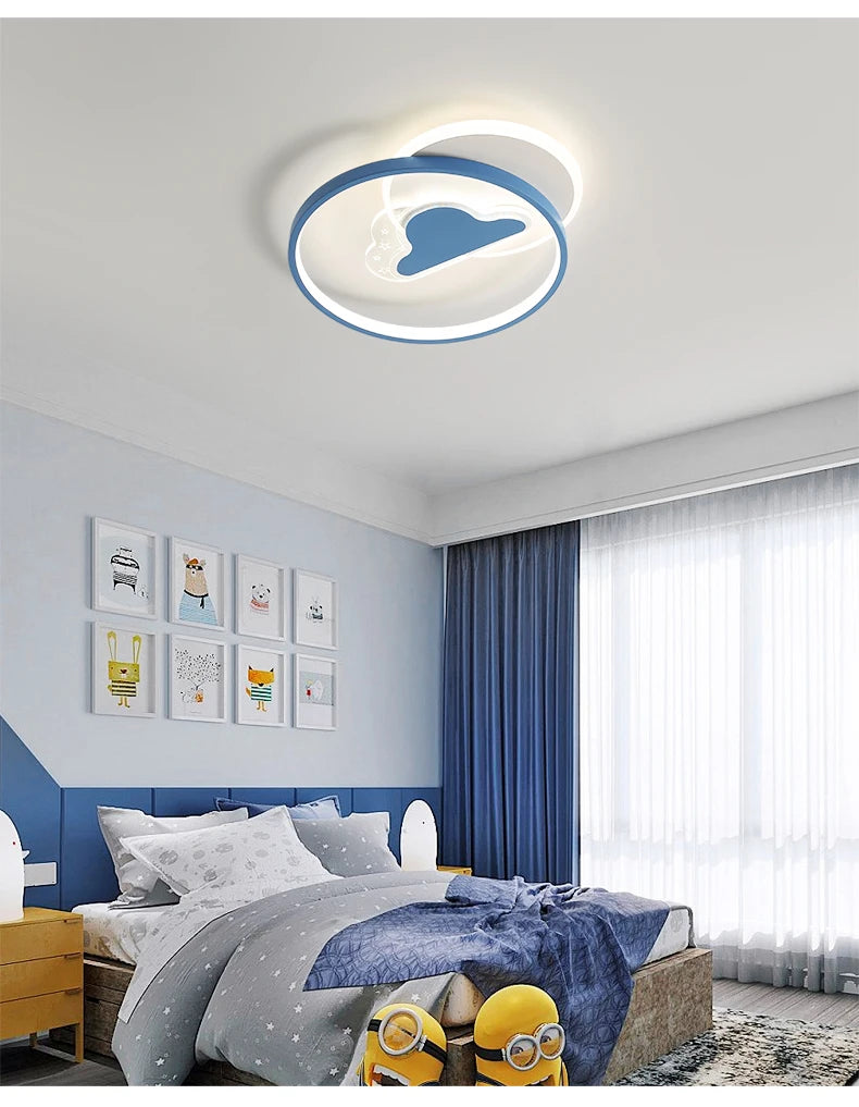 Vortex - LED-Deckenleuchte für Kinderzimmer, dimmbar mit