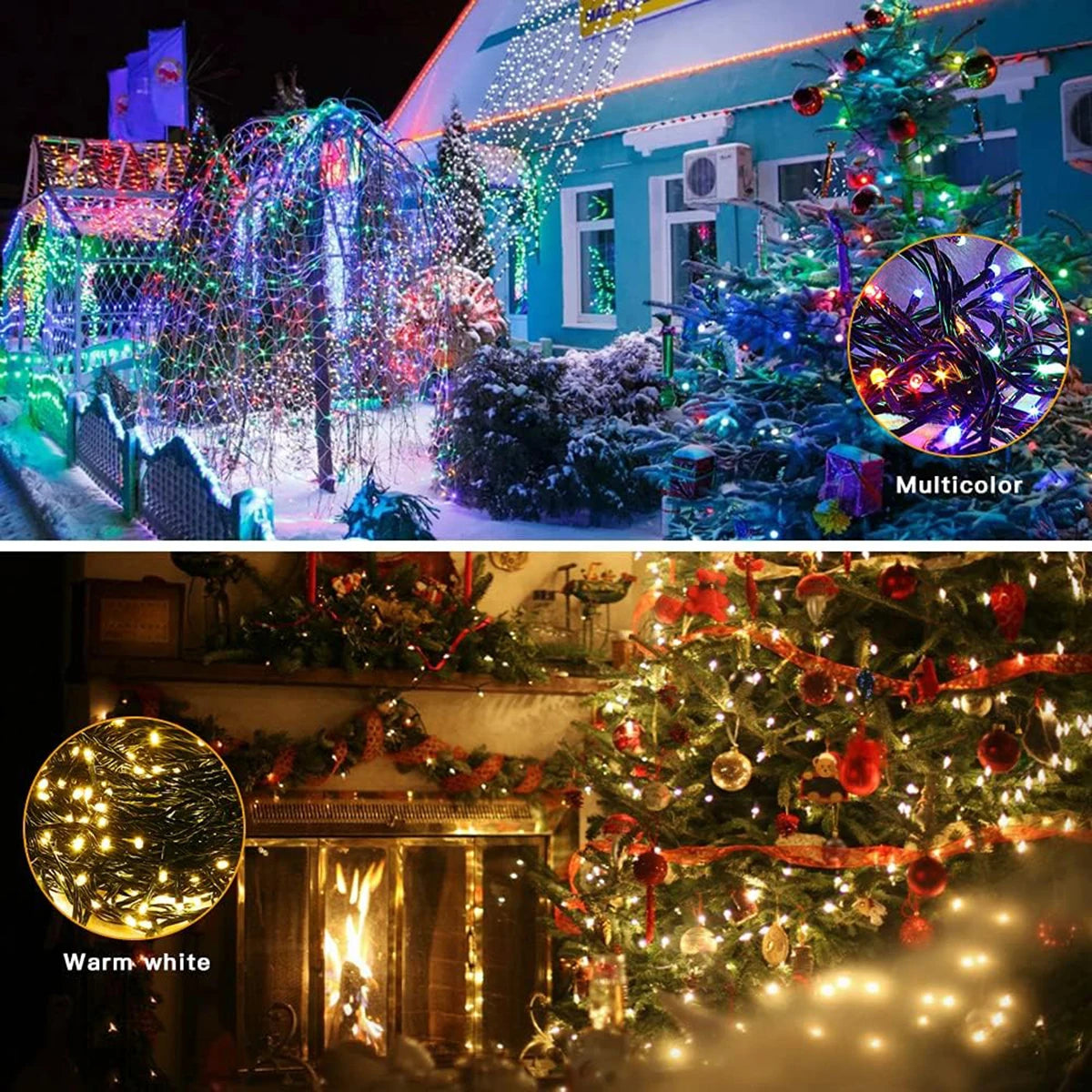 Twinkla - LED-Lichterkette 10–100 m, wasserdicht, mit