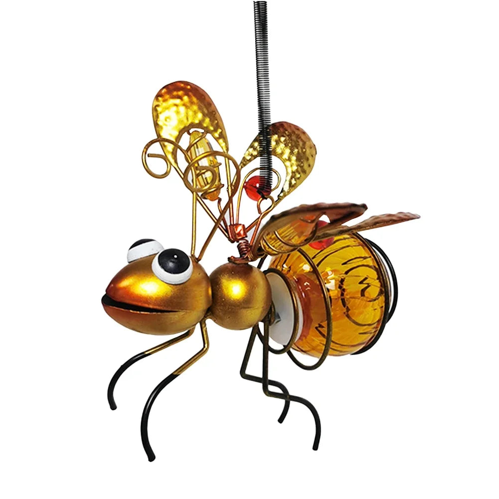 Solara - Solarbetriebene Hängeleuchte im Insekten-Design für