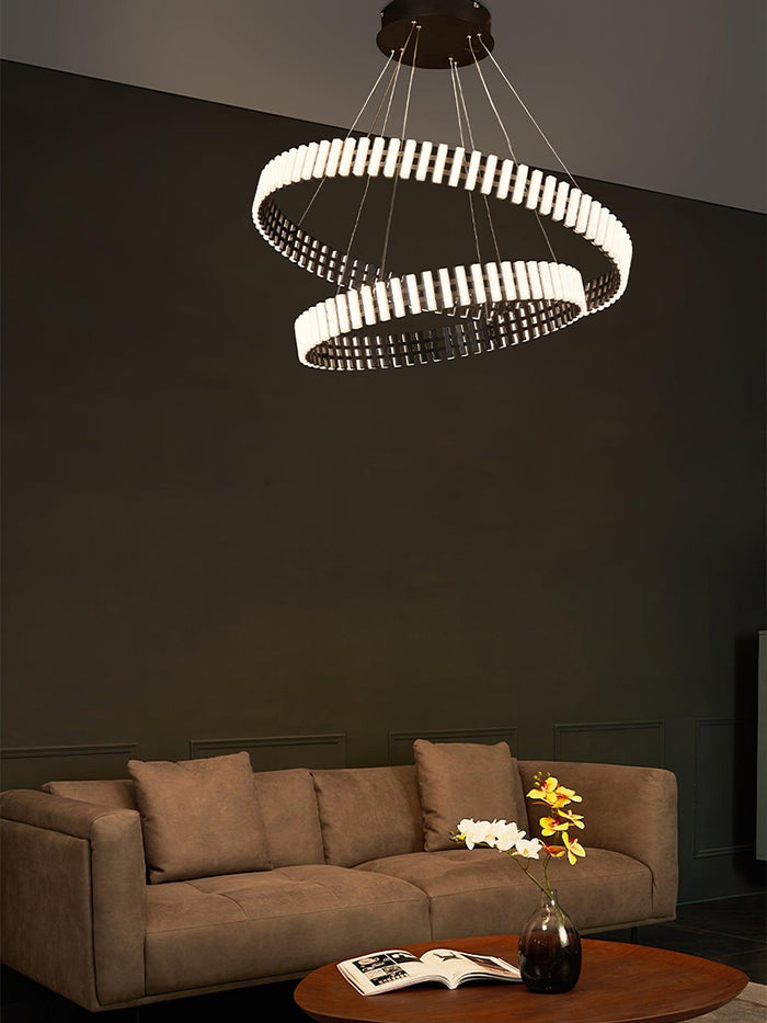 Celira - LED-Kronleuchter-Pendelleuchte im Karussell-Design