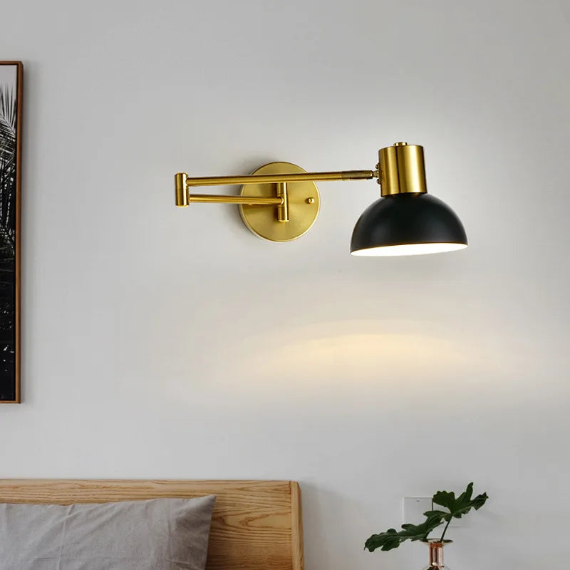 Verstellbare - Wandleuchte mit langem Arm (E27) inkl. LED
