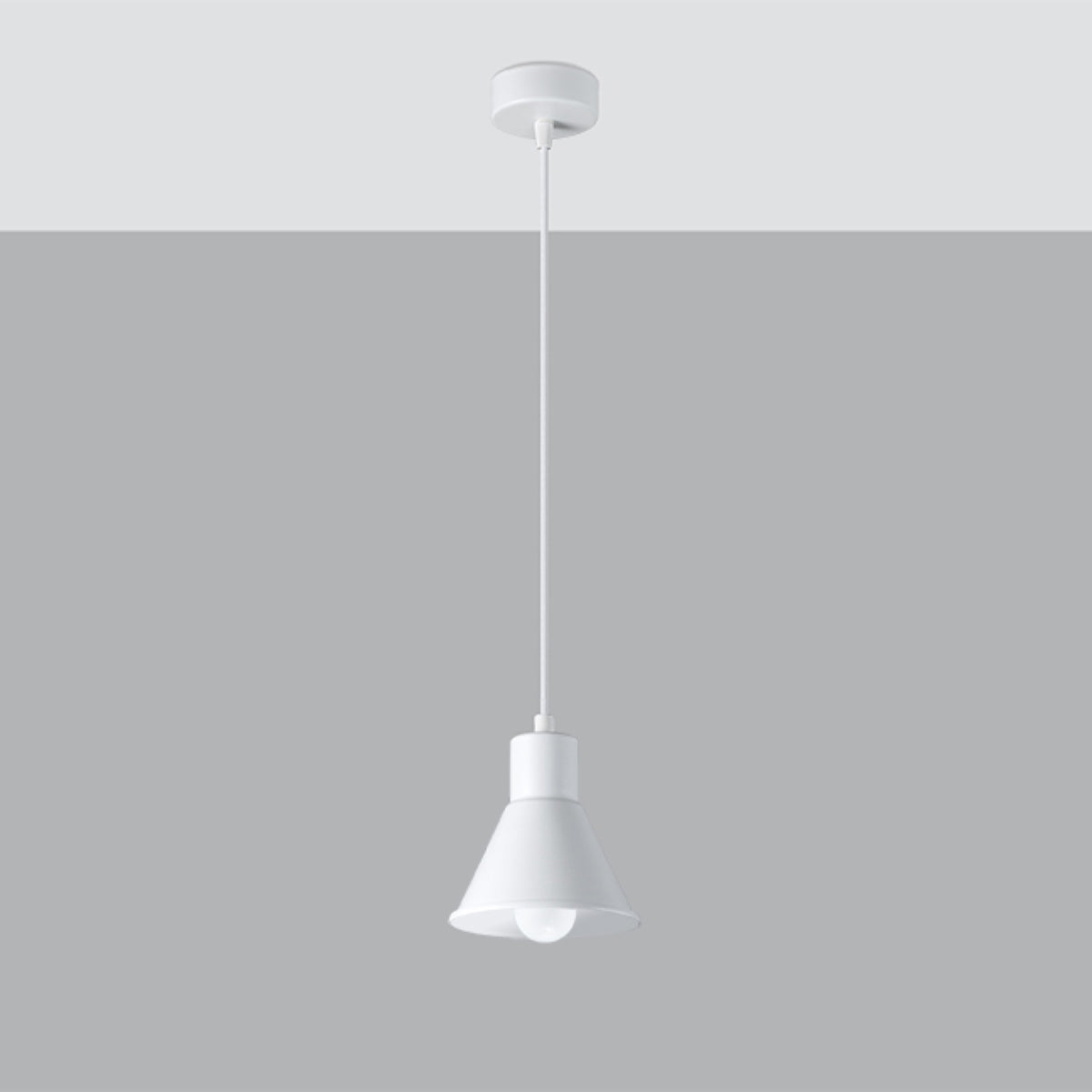 TALEJA - 1 Pendelleuchte, weiß, E27