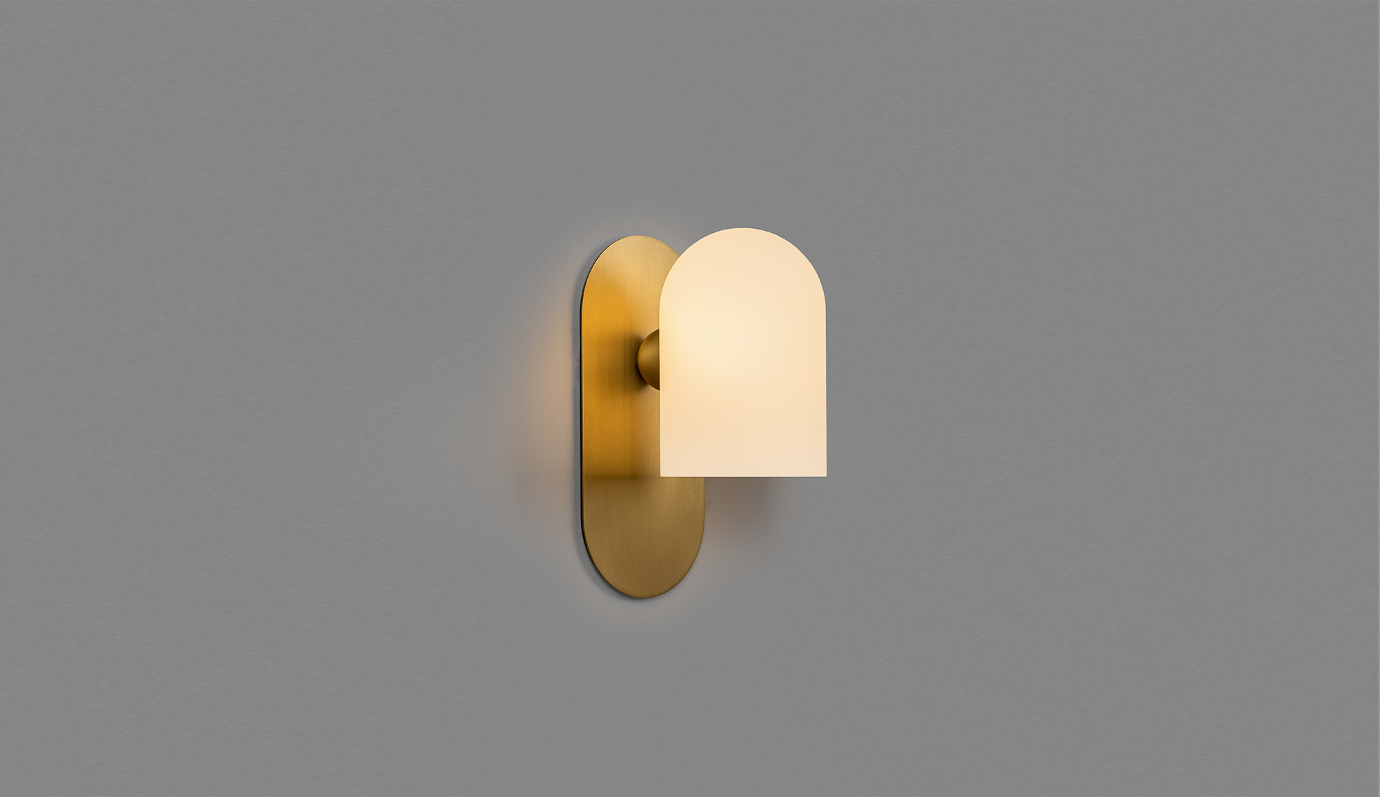 Metall/Glas - Designer-Wandleuchte, Metall/Glas