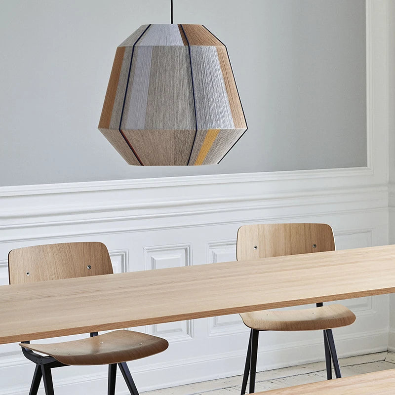 Rattan - Candy Pendelleuchte aus Hanfseil