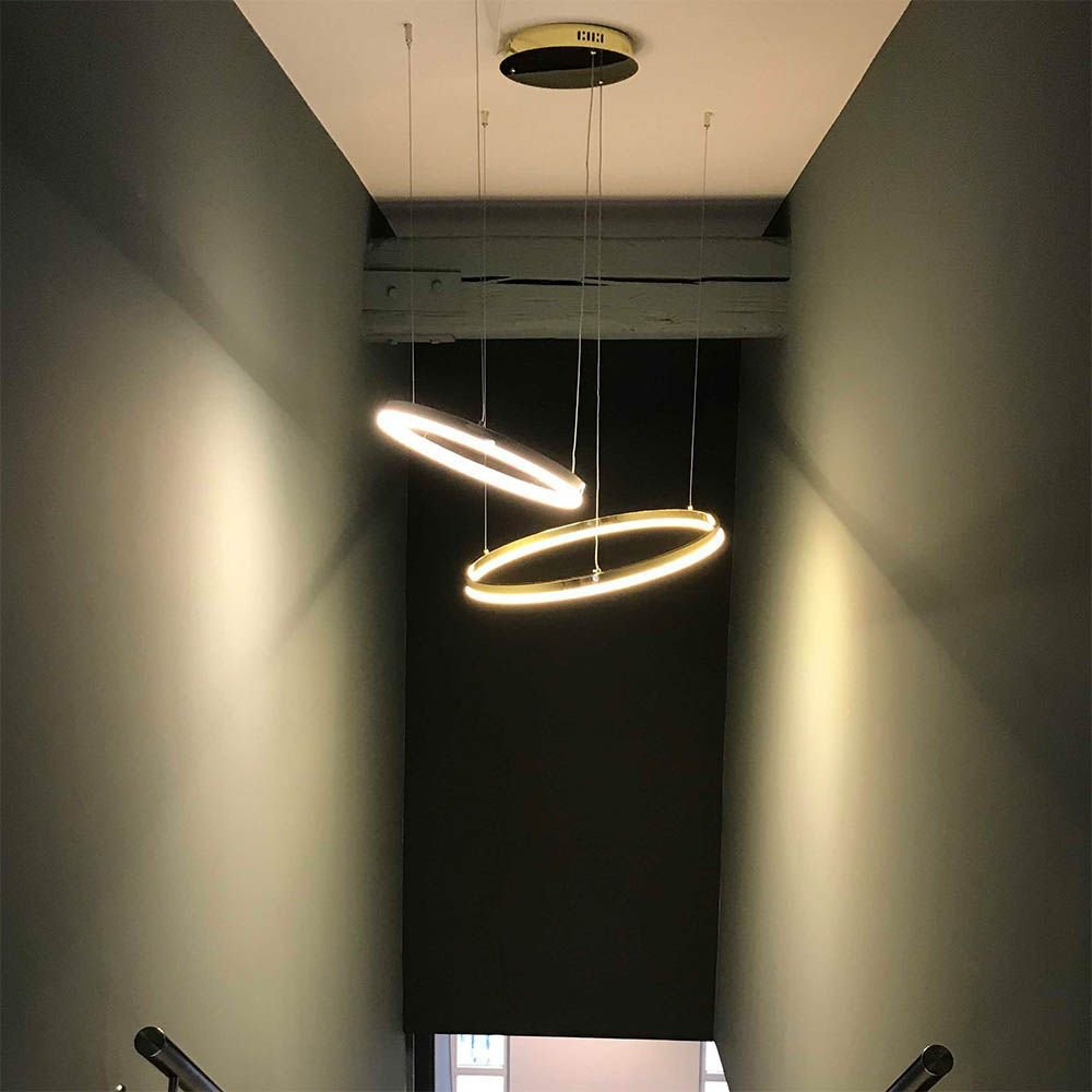 Nimbus - LED-Ring-Pendelleuchte 60 cm Direktlicht