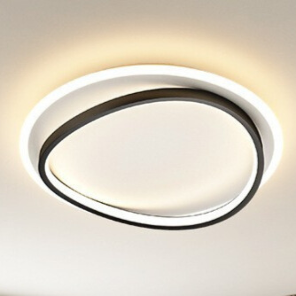 Stella - Moderne LED-Deckenleuchte, schwarz und gold