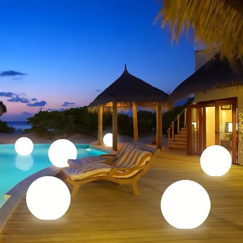 Solaria - RGB-Solar-Gartenleuchte, LED-Kugel, IP65