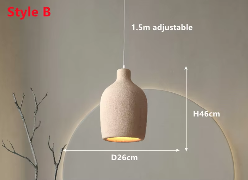 Celira - Moderne Pendelleuchte aus Polymer und Eisen