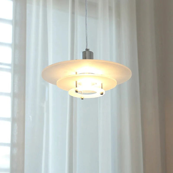 Stella - Vintage-UFO-Pendelleuchte aus Acryl