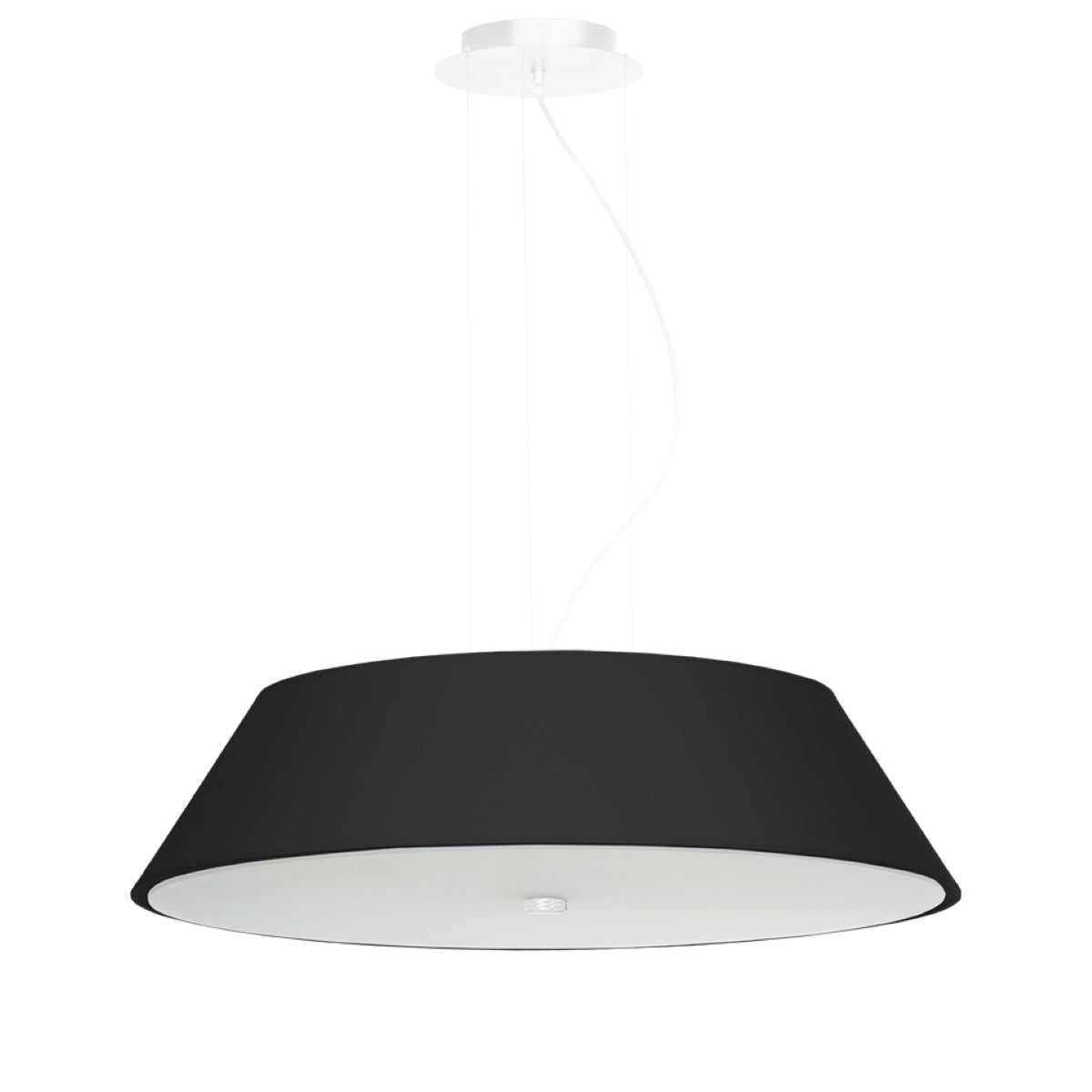 Rondea - Schwarzer Kronleuchter 60 cm