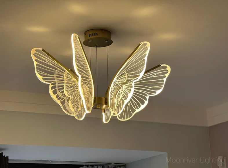 Nimbus - LED-Schmetterlings-Pendelleuchte, dimmbar
